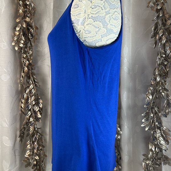 Maurices Women’s Small Blue Sleeveless Tank Top with Chevron Straps - Picture 6 of 11